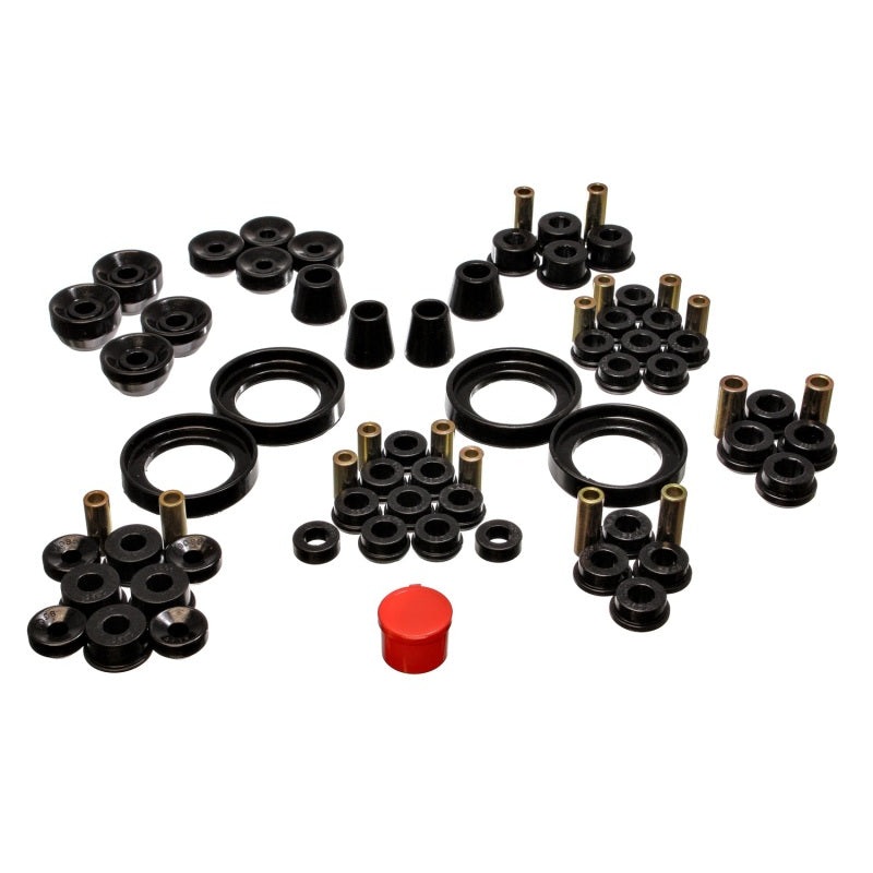 Energy Suspension 92-96 Honda Prelude Black Hyper-Flex Master Bushing Set
