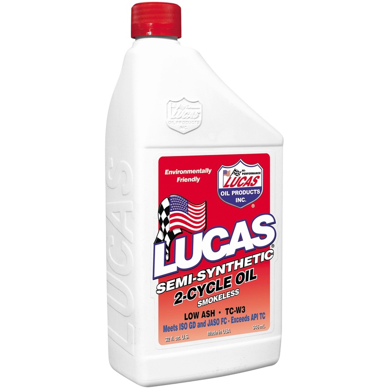Lucas Oil High Performance Semi-Synthetic 2T Oil – Racing 10110