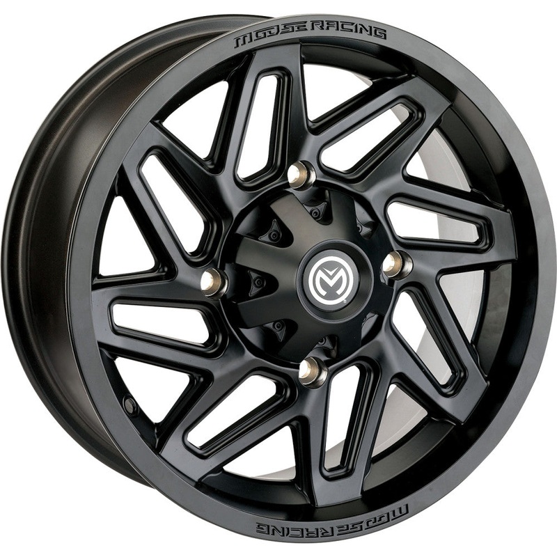 Moose Utility 361X Wheel – 14×7 – 4+3 Offset – 4/110 – Matte Black 0230-1199