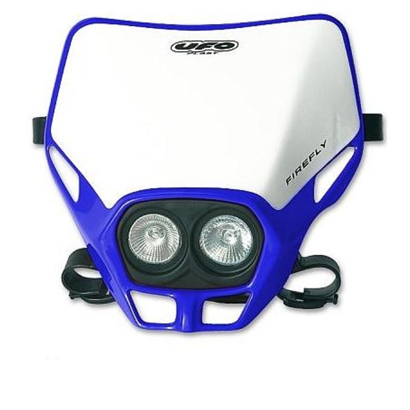 UFO Plastics Single Firefly Headlight – Reflex Blue PF01705-089