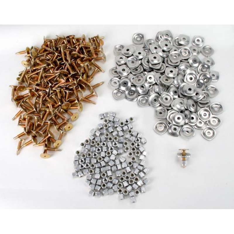 Stud Boy Power Point Carbide Push-Through Kit with Studs and Aluminum Power Plate Backer – 1.375in. Length 2166-K6