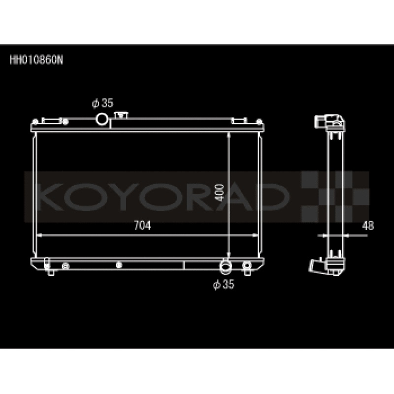 Koyo 96-00 Toyota Chaser JZX100 2.5L Inline 6 Turbo w/ Manual Trans Radiator