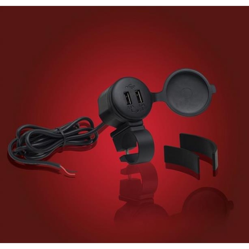 Show Chrome Dual Port USB Charger 13-208