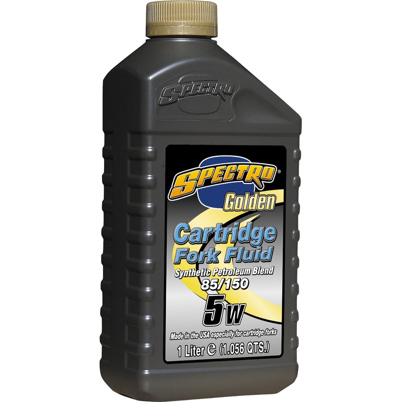 Spectro 5W Golden Cartridge Fork Fluid Synthetic Blend – 1Lt. L.GSCF85/150