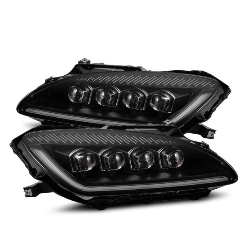 AlphaRex 99-09 Honda S2000 NOVA-Series Projector LED Headlights – Black