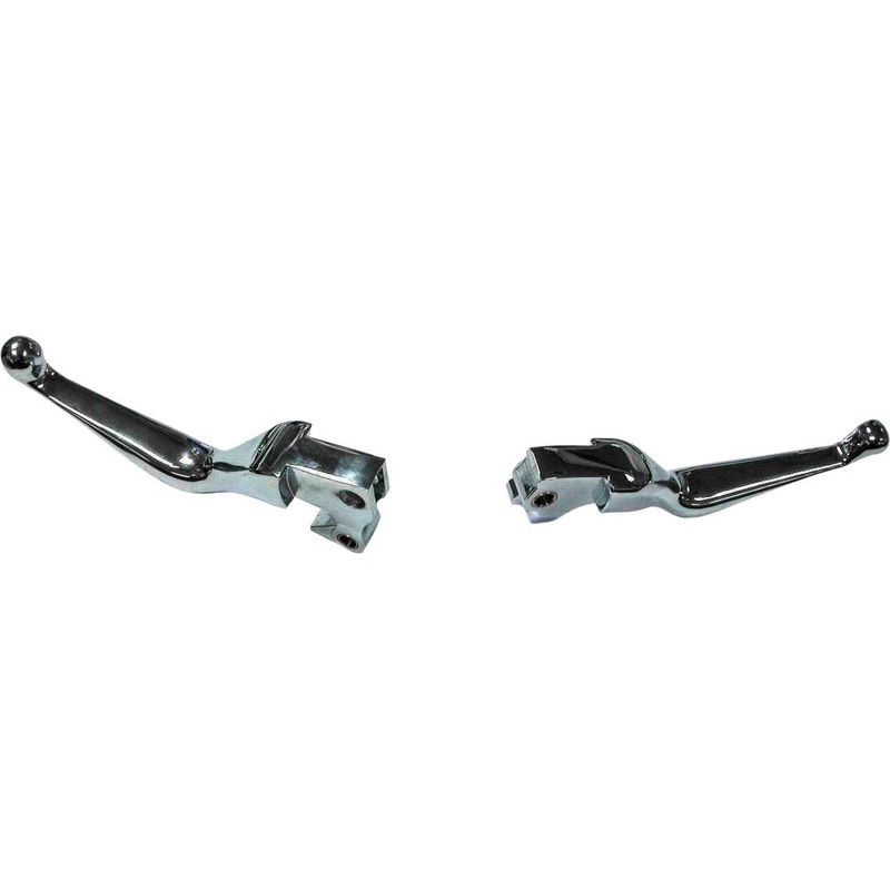 HardDrive Custom Levers – Smooth – Chrome 053501