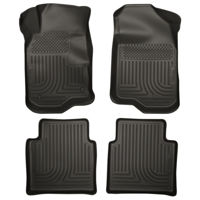 Husky Liners 08-12 Chevy Malibu/07-09 Saturn Aura WeatherBeater Combo Black Floor Liners