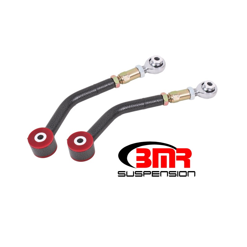 BMR 08-17 Challenger Upper Control Arms On-Car Adj. Rod Ends (Polyurethane) – Black Hammertone