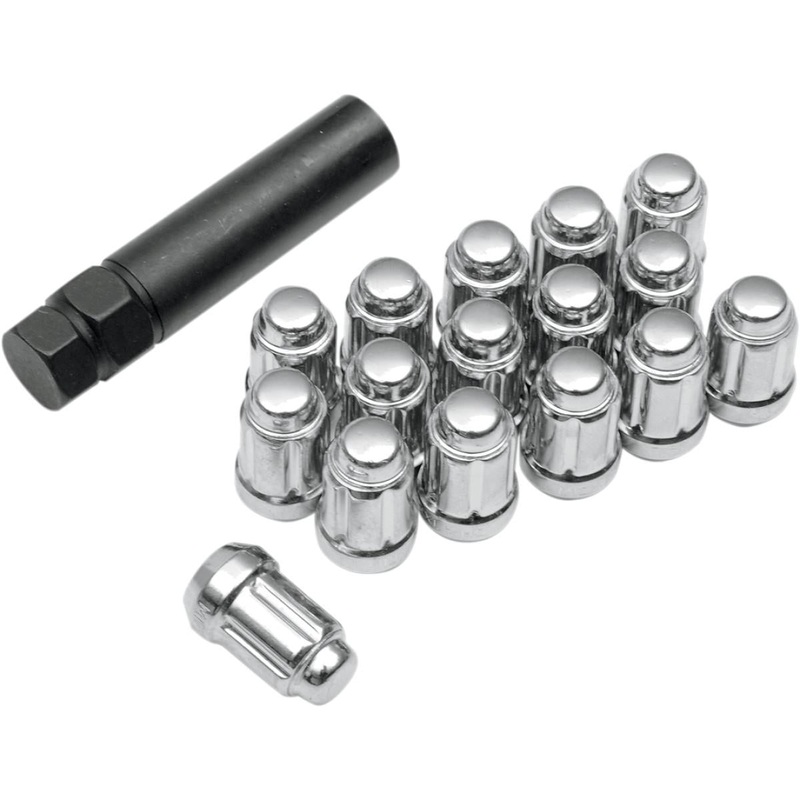 ITP Lug Nuts – 12mm x 1.50 Splined, 60 deg. Tapered with Key ALUG20BX