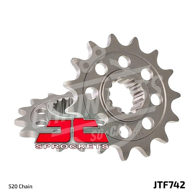 JT Sprockets 520 Front Sprocket Steel Natural JTF742 14
