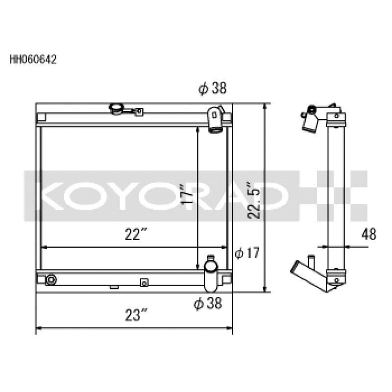 Koyo 86-88 Mazda RX-7 FC NA/Turbo (MT) Radiator