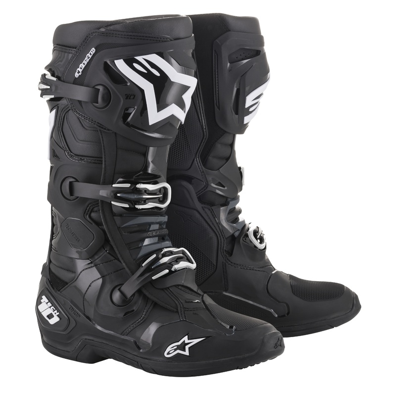 alpine star 482-01007 Tech 10 Boots Black Size 07