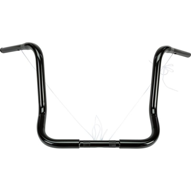HardDrive 1-1/4in. Bagger Ape Hanger Handlebar – 16in. – Satin Black 21-559GB