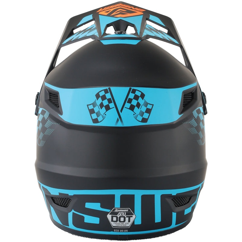 Answer AR1 Sweep Helmet Black/Astana/Hyper Orange – Small