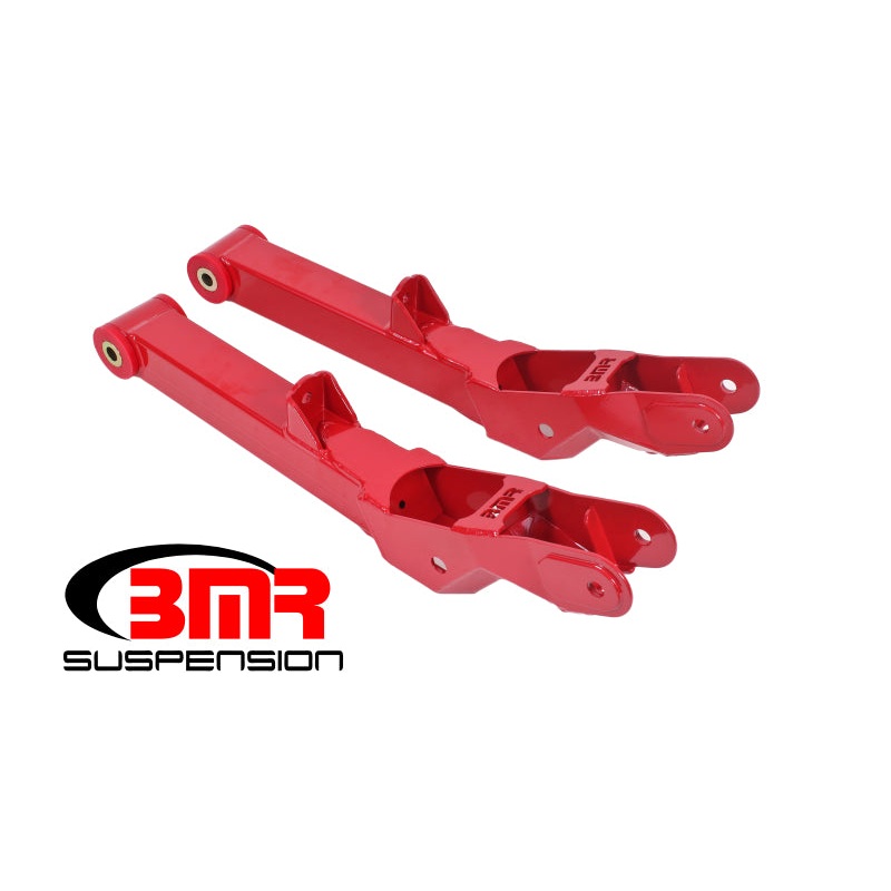 BMR 10-15 5th Gen Camaro Non-Adj. Rear Lower Control Arms (Polyurethane) – Red