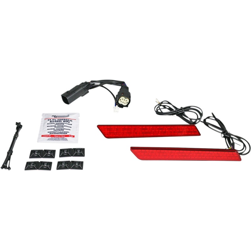 Custom Dynamics Dual Color LED Saddlebag Latch Lights – Red CD-LATCH-DC4-R