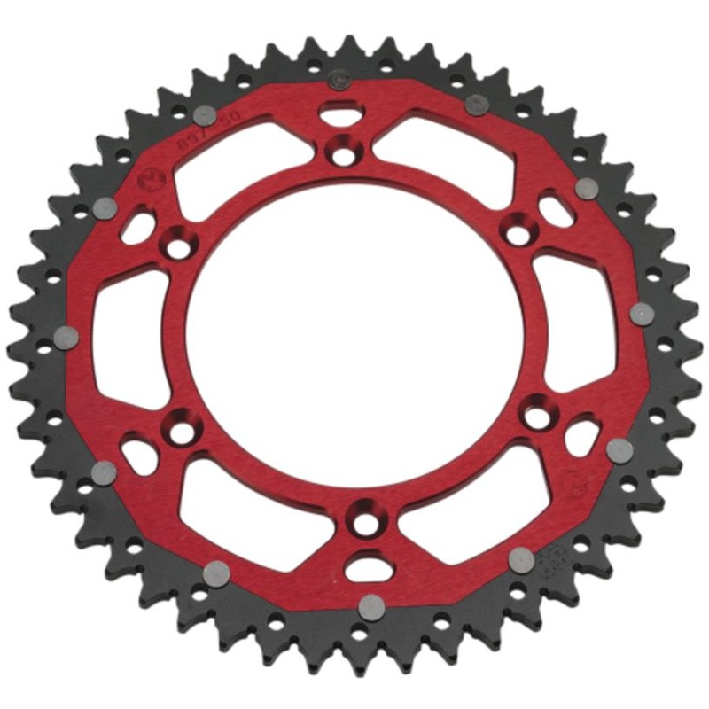 Moose Racing Dual Rear Sprockets – Red – 48T 1210-1462