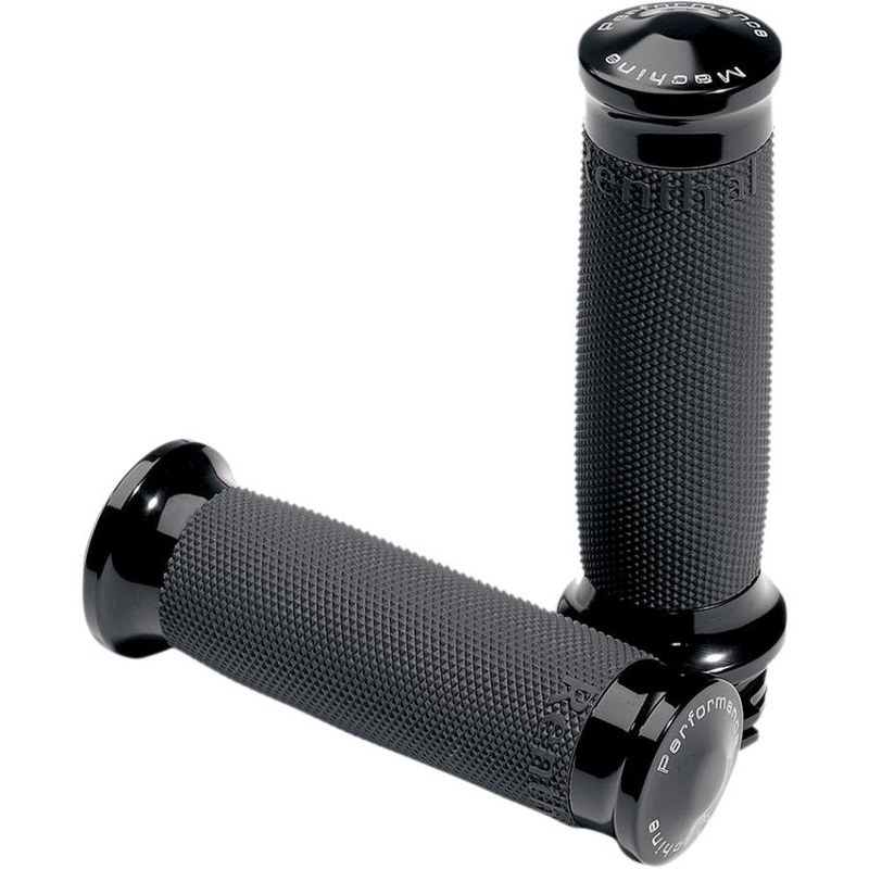 Performance Machine Contour Renthal Wrapped Grips – Standard – Black 0063-2020-B
