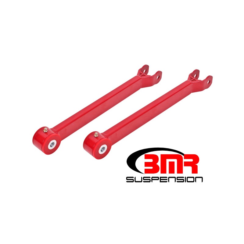 BMR 08-17 Challenger Non-Adj. Lower Trailing Arms (Polyurethane) – Red