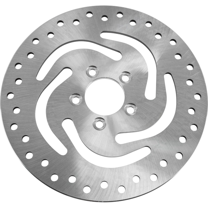 HardDrive Drilled Vented Front Brake Rotor – Stainless Steel 144312