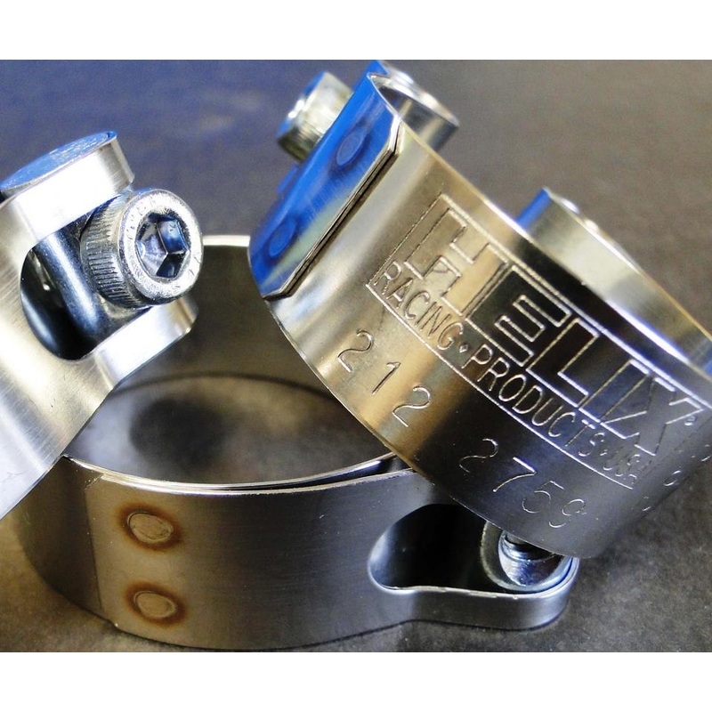Helix Racing Products Stainless Exhaust Clamp – 1.69-1.87in. 212-2759