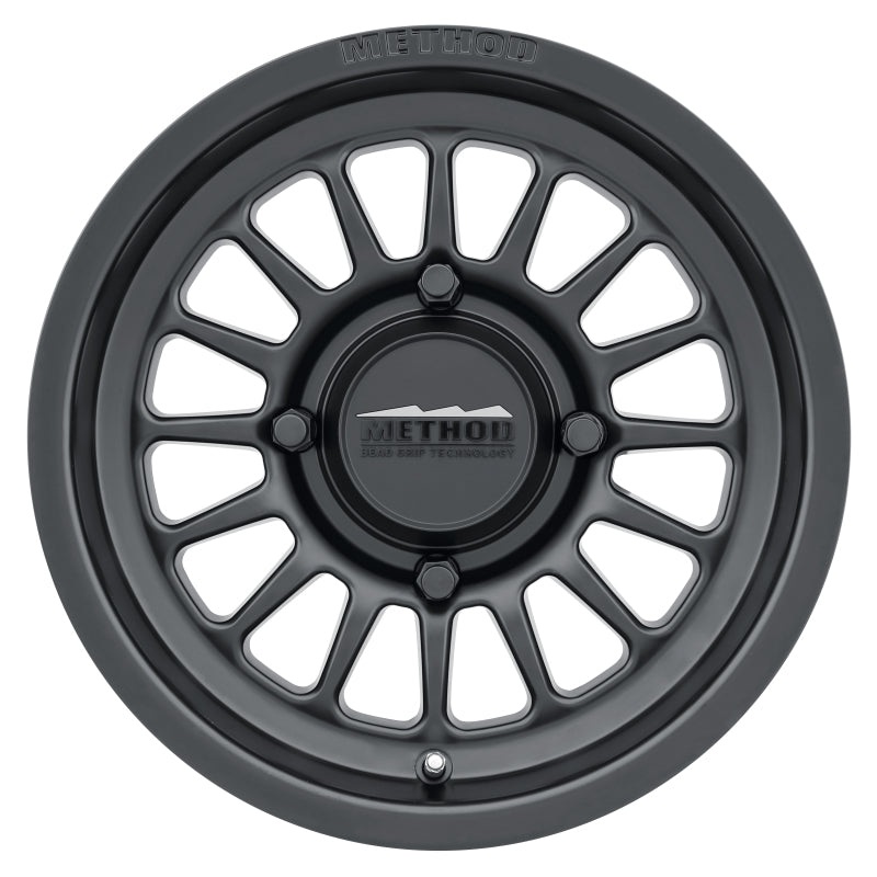 Method MR411 Bead Grip 14×7 / 4+3/13mm Offset / 4×156 / 132mm CB Matte Black Wheel