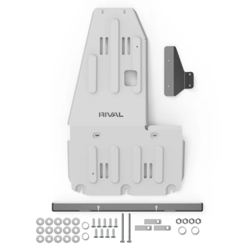 Rival Ineos Grenadier Aluminum Engine Transmission Catalytic Converter Skid Plate