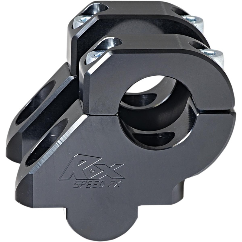 Rox Speed FX 1-1/2in. Barback Risers for 1-1/8in. Handlebars – Black Anodized 3R-B17R-15K