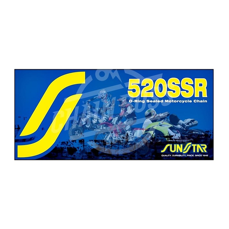 Sunstar 520 x 120 Links SSR Series Oring Sealed Natural Drive Chain