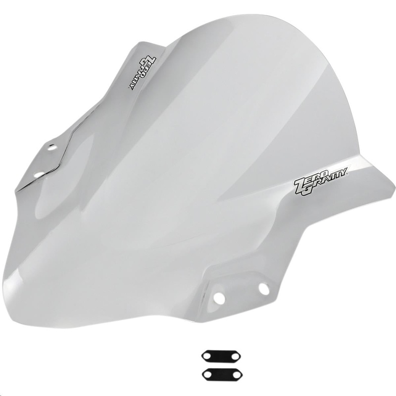 Zero Gravity Double Bubble Windscreens – Clear 16-283-01