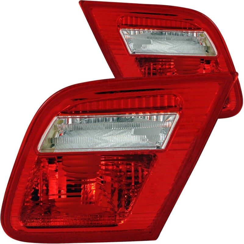 ANZO 2000-2003 BMW 3 Series E46 Taillights Red/Clear – Inner