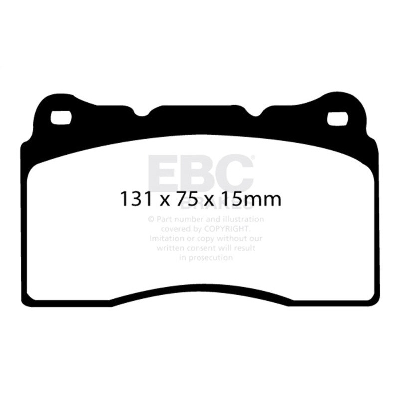 EBC 04-08 Acura TL 3.2 (Manual)(Brembo) Ultimax2 Front Brake Pads