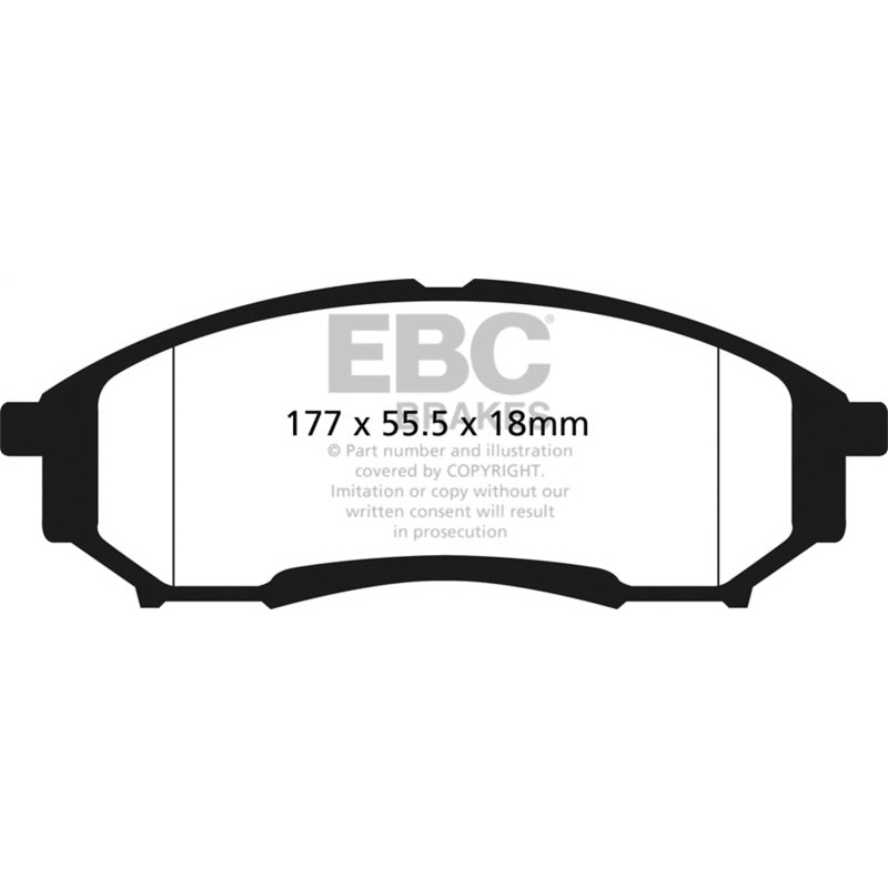EBC 05-07 Ford F250 (inc Super Duty) 5.4 (2WD) Extra Duty Rear Brake Pads