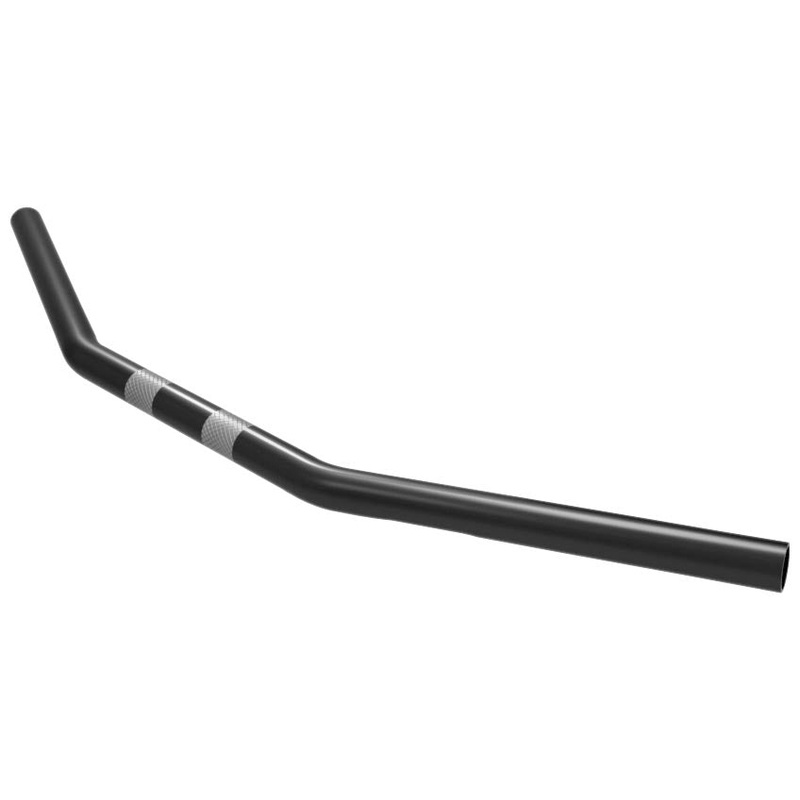Khrome Werks 1in. Standard Drag Bar – Unknurled – Black 300802