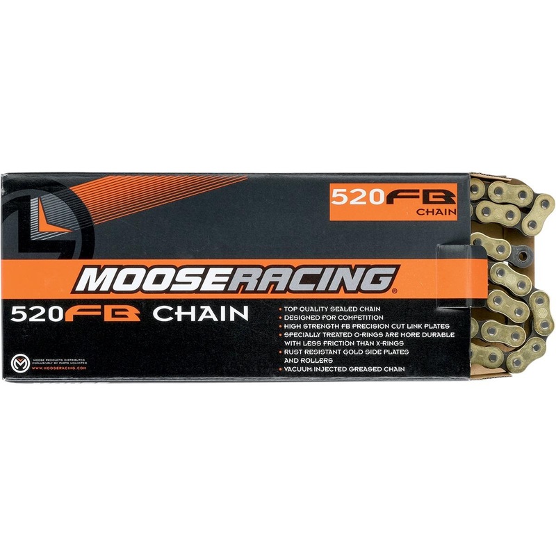 Moose Racing 520 FB O-Ring Chain – 120 Links 195FB120
