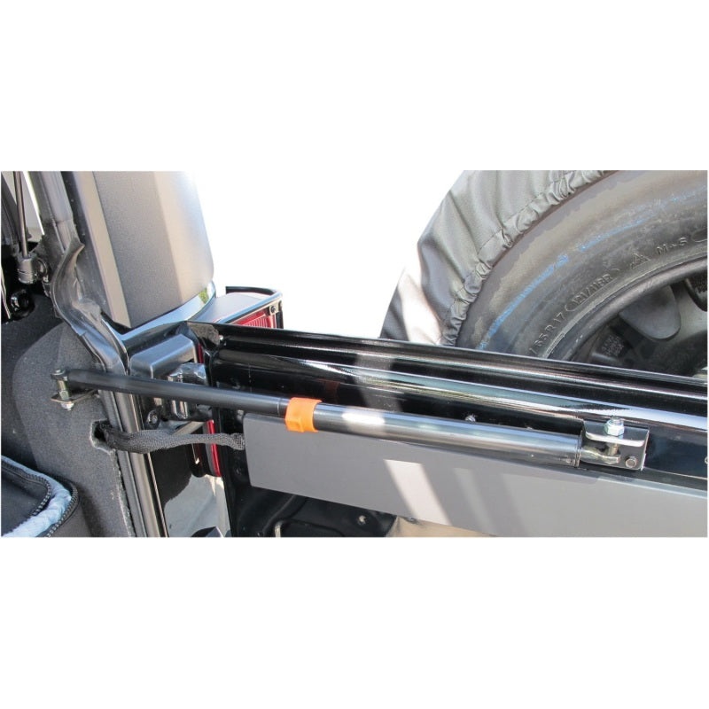 Rampage 2007-2010 Jeep Wrangler(JK) Rear Door Heavy Duty Gas Strut – Black
