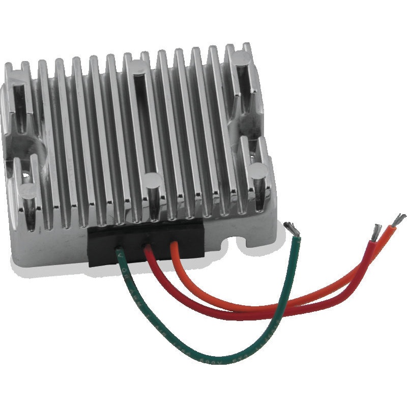 Twin Power 65-69 FL 65-77 XL Voltage Regulator Chrome Replaces H-D 74510-64 12V Generator Type