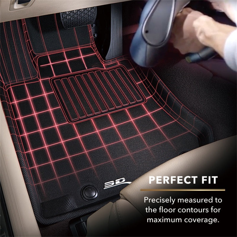 3D MAXpider 2018-2019 Tesla Model 3 Kagu 1st Row Floormat – Black