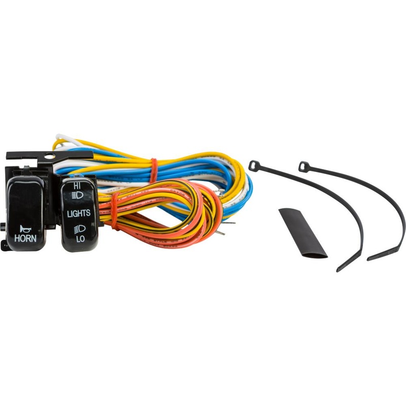 HardDrive Switch Dimmer/Horn Black with White Letters 371002