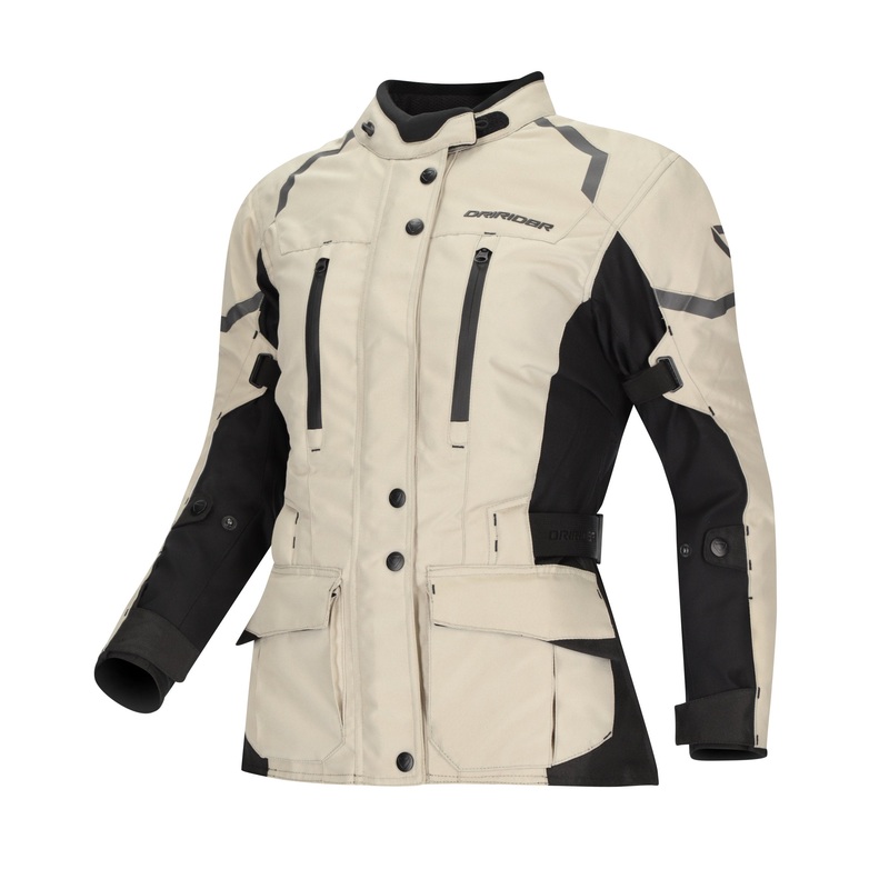 DRIRIDER COMPASS V LADIES JACKET – SAND/BLACK 6