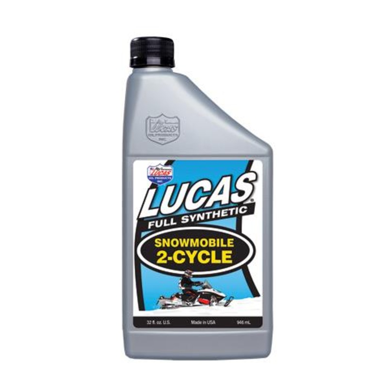 Lucas Oil Synthetic 2 Cycle Snowmobile Oil – 1qt. 10835