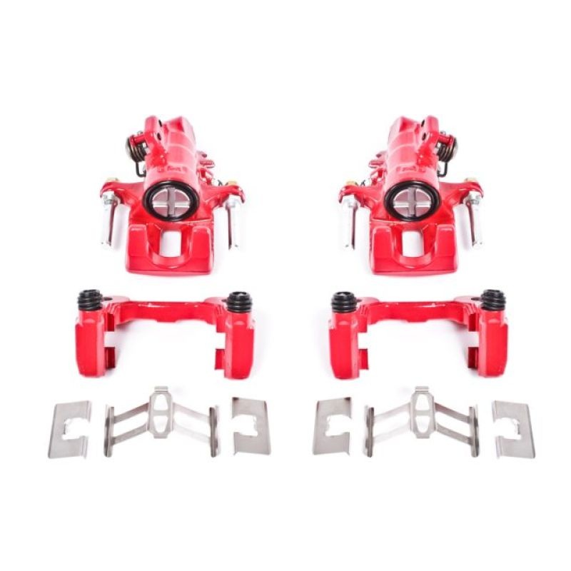 Power Stop 01-05 Acura EL Rear Red Calipers w/Brackets – Pair