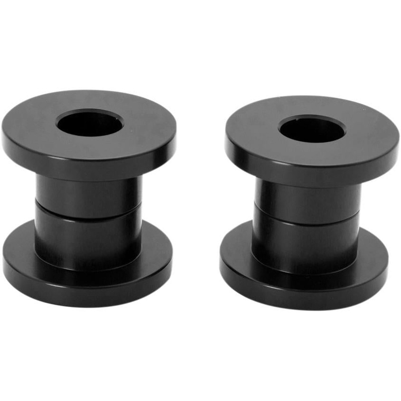Speed Merchant 1in. Solid Riser Bushings – Black SM-HDFLRB-B