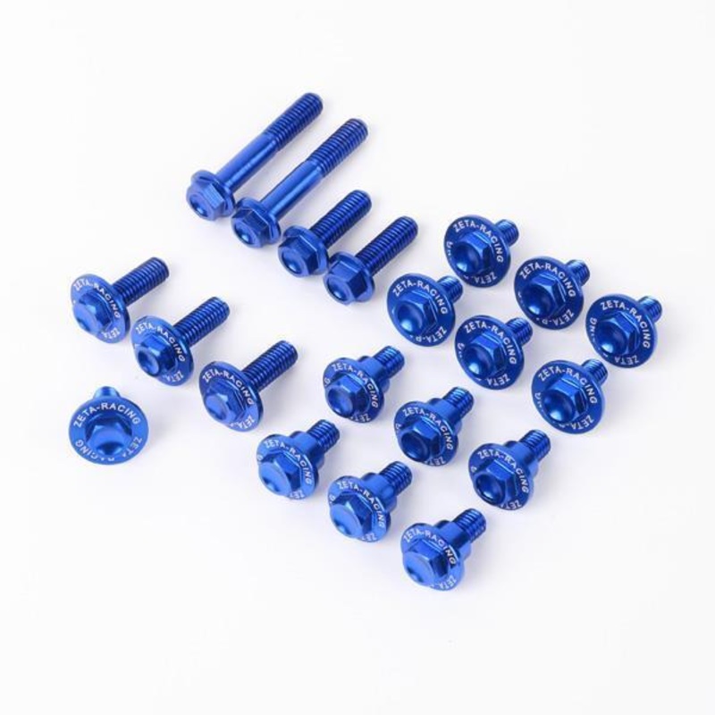 ZETA Aluminum Body Bolt Kit – Blue ZE88-5676