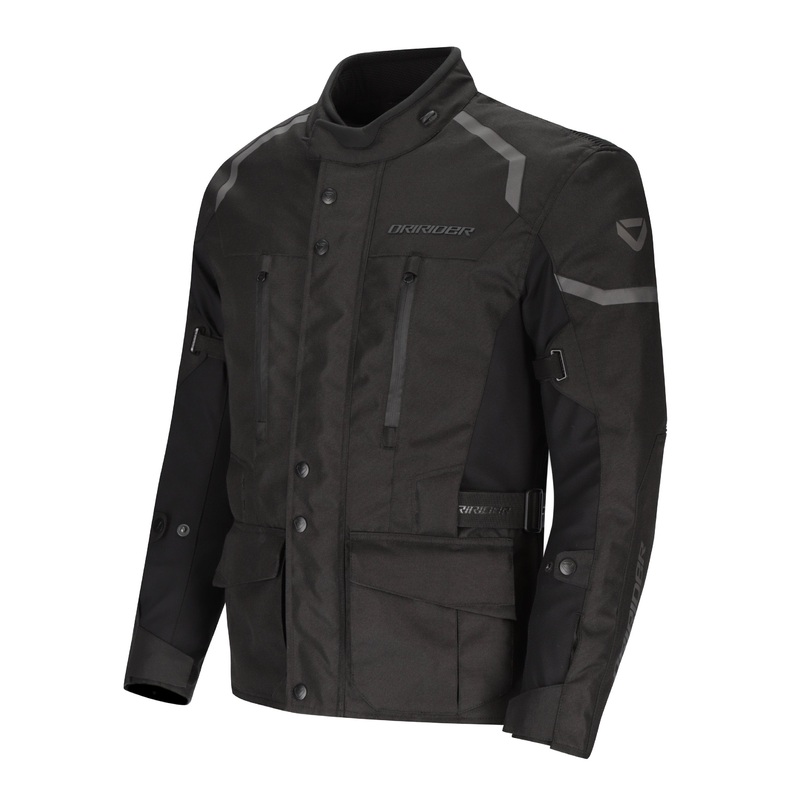 DRIRIDER COMPASS V JACKET – BLACK/BLACK XS