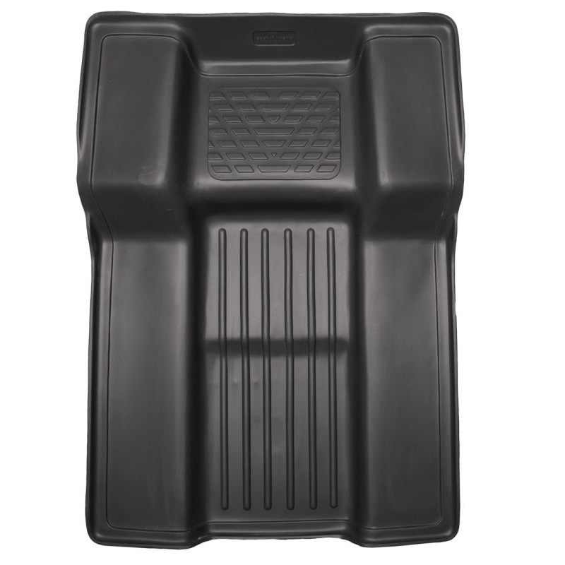 Husky Liners 07-10 GM Escalade/Tahoe/Yukon WeatherBeater Black Walkway (2nd Row Bucket) Floor Liners