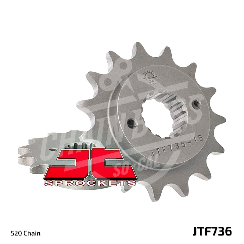 JT Sprockets 520 Front Sprocket Steel Natural JTF736 14