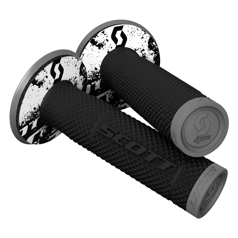 Scott USA SX II MX Grips – Tattoo 2 – Black/Gray 219624-1001