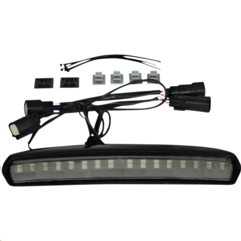 Custom Dynamics Tour-Pak Light – Gloss Black With Smoked Lens CD-TP-LID-BS