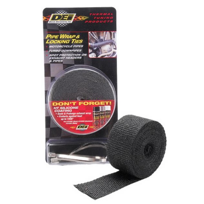 DEI Exhaust Wrap and Tie Kit – Black 901119